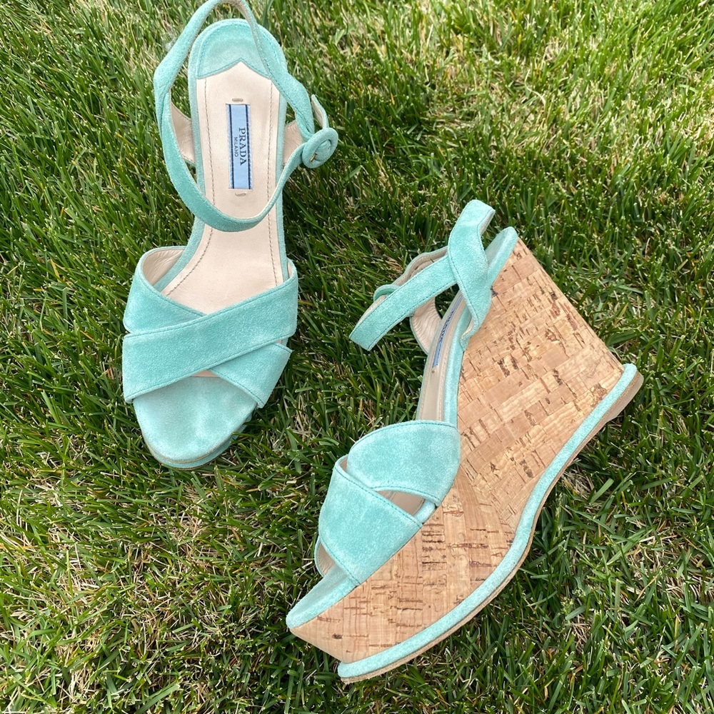 Prada wedges